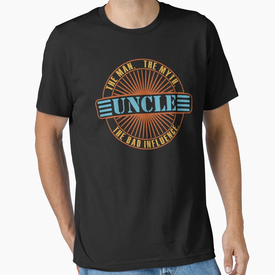 Funny Uncle Myth Bad Influence T-Shirt - Aesthetic Graphic Men Women - T-Shirt, Sweatshirt, Hoodie