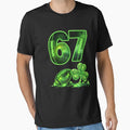 Glowing 67 Six Seven Football Clover T-Shirt - Trendy Graphic Men Women - T-Shirt, Sweatshirt, Hoodie