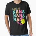 Colorful Softball Nana Polka Dot T-Shirt - Trendy Graphic Men Women - T-Shirt, Sweatshirt, Hoodie