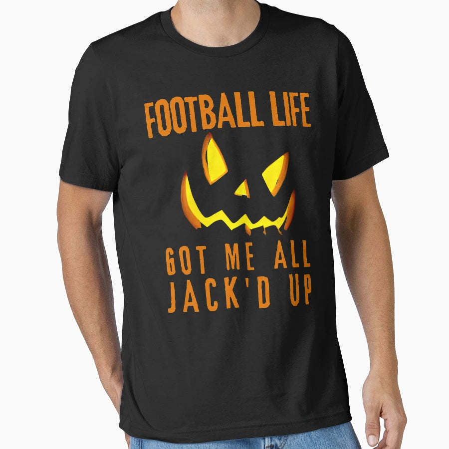 Football Is Calling Halloween T-Shirt - Fun Novelty Design Men Women - T-Shirt, Sweatshirt, Hoodie