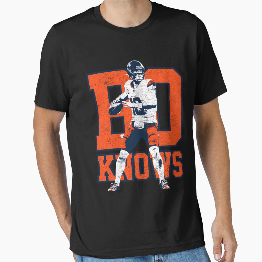 Bo Knows Bo Nix Variant T-Shirt - Custom Art Print Men Women - T-Shirt, Sweatshirt, Hoodie