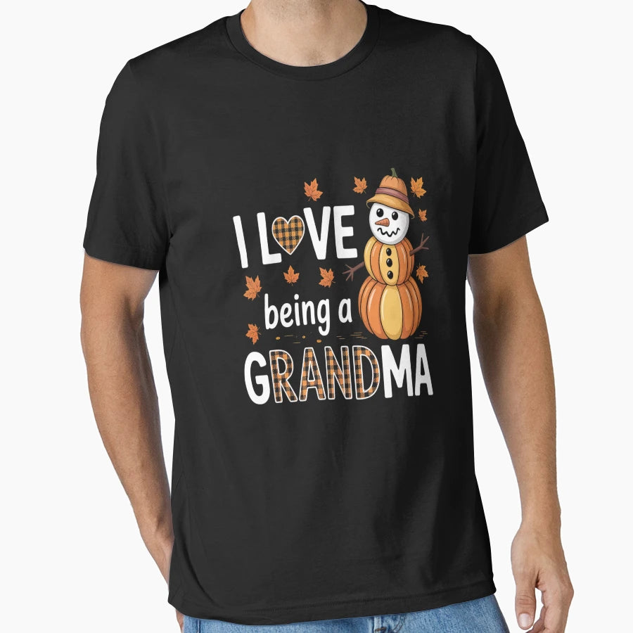 I Love Being Grandma T-Shirt - Custom Art Print Men Women - T-Shirt, Sweatshirt, Hoodie
