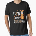 I Love Being Grandma T-Shirt - Custom Art Print Men Women - T-Shirt, Sweatshirt, Hoodie