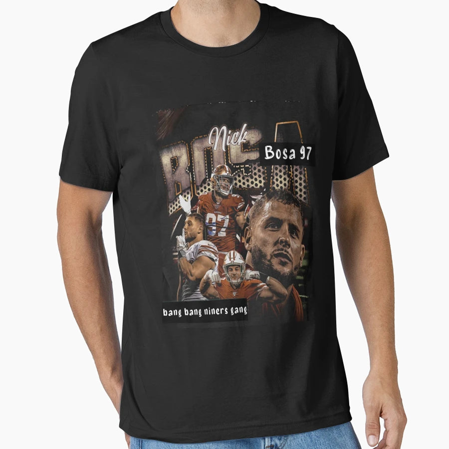 Player 97 Touchdown Defensive End T-Shirt - Streetwear Style for Adults - T-Shirt, Sweatshirt, Hoodie