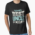 Worlds Best Uncle Ever Family T-Shirt - Graphic Print Unisex - T-Shirt, Sweatshirt, Hoodie