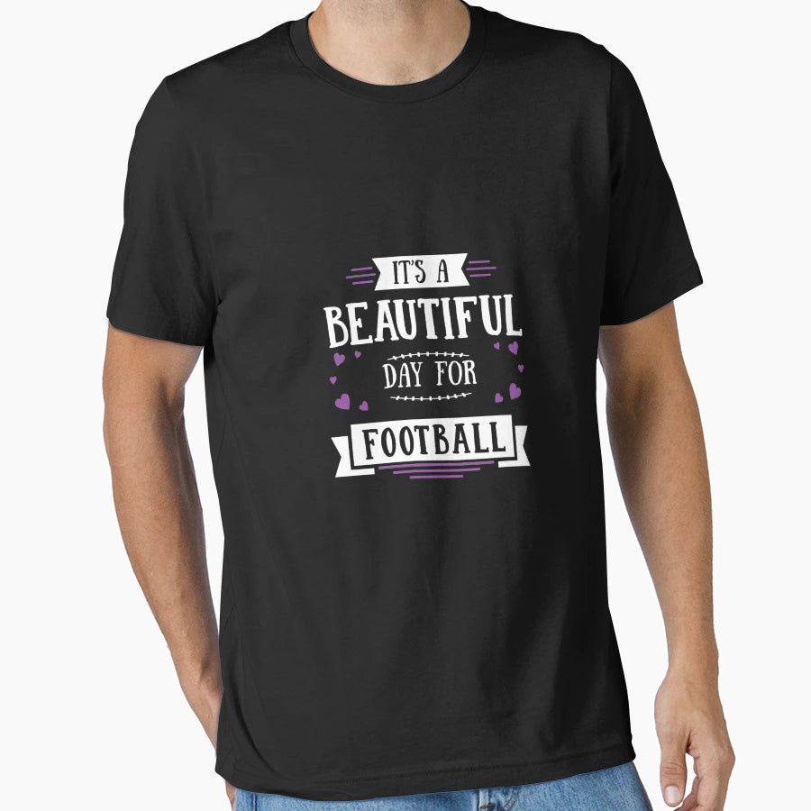 Its Beautiful Day Football Season T-Shirt - Fun Novelty Design for Adults - T-Shirt, Sweatshirt, Hoodie