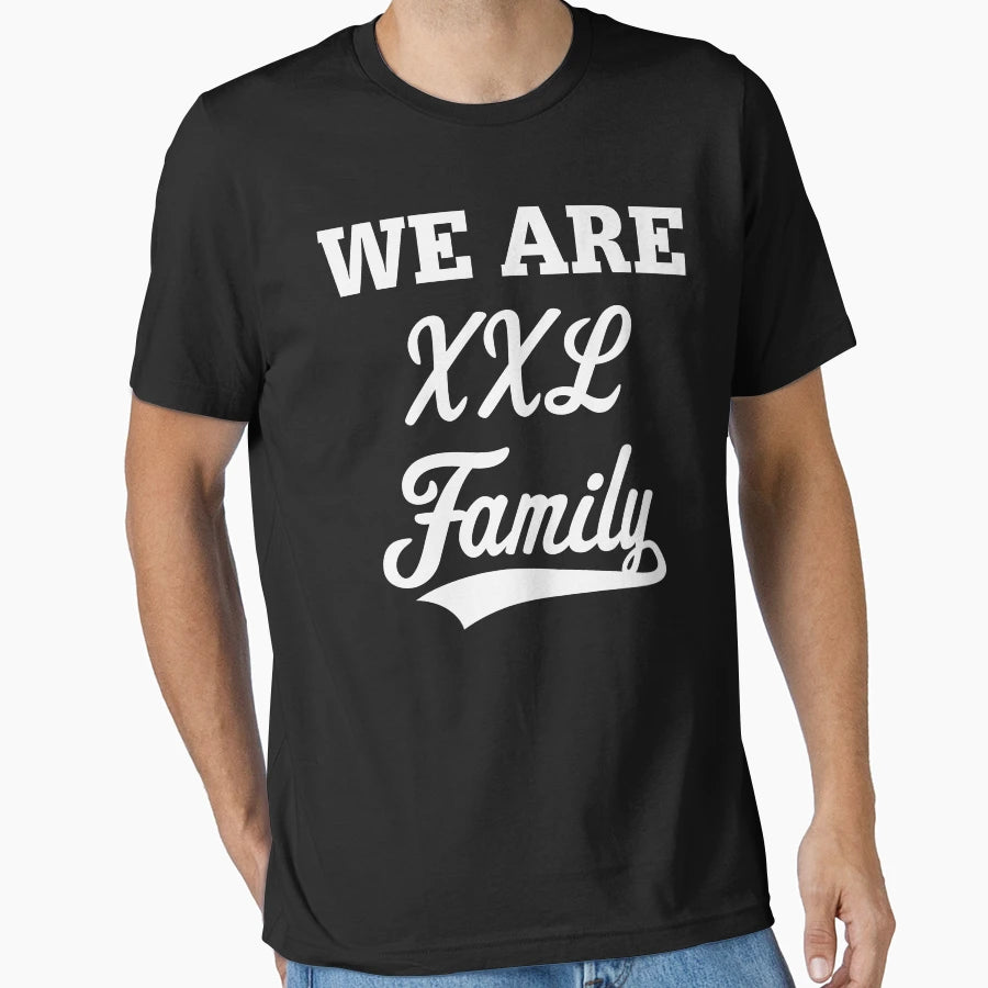 We Are Xxl Family Parents Father T-Shirt - Aesthetic Graphic for Adults - T-Shirt, Sweatshirt, Hoodie