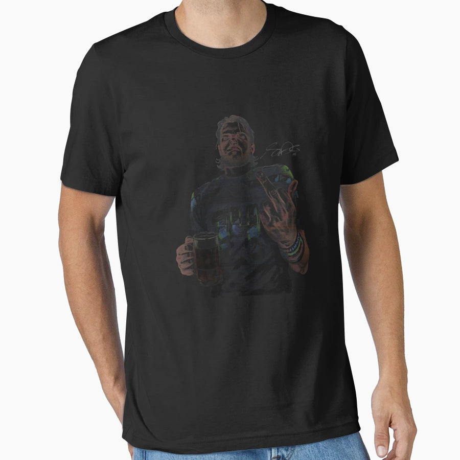 Middle Finge Sam Darnold 80S T-Shirt - Graphic Print for Adults - T-Shirt, Sweatshirt, Hoodie