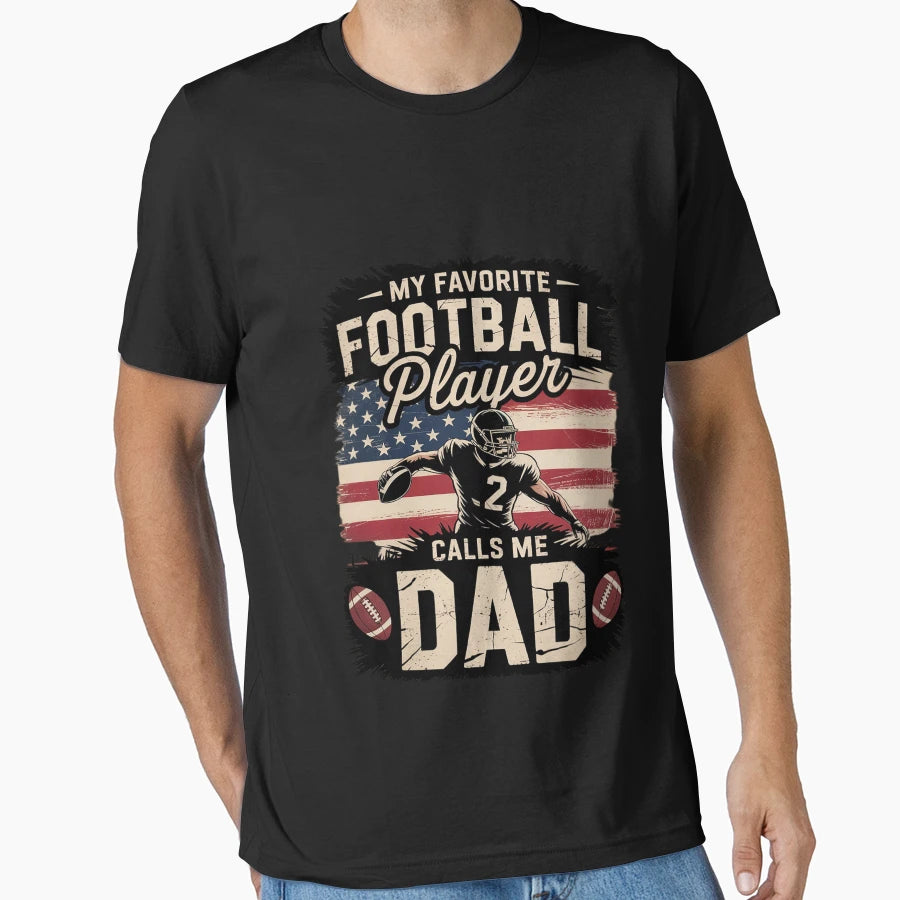 My Favorite Football Player Calls Me T-Shirt - Graphic Print for Adults - T-Shirt, Sweatshirt, Hoodie