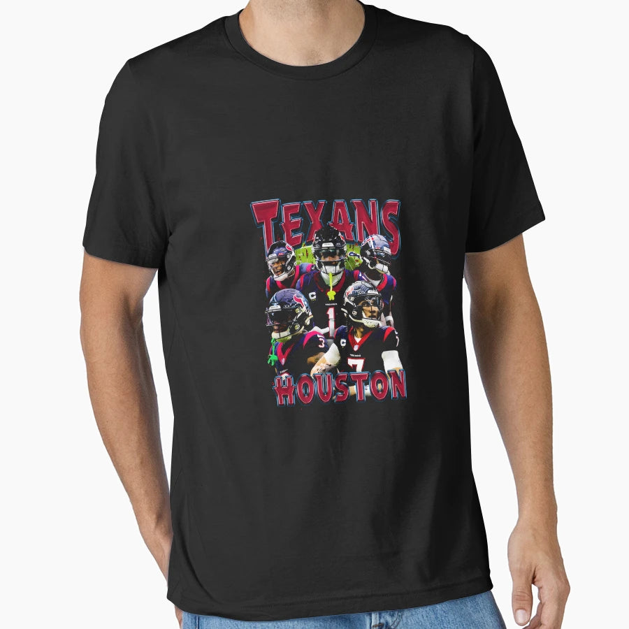 Houston Team T-Shirt - Custom Art Print Unisex - T-Shirt, Sweatshirt, Hoodie