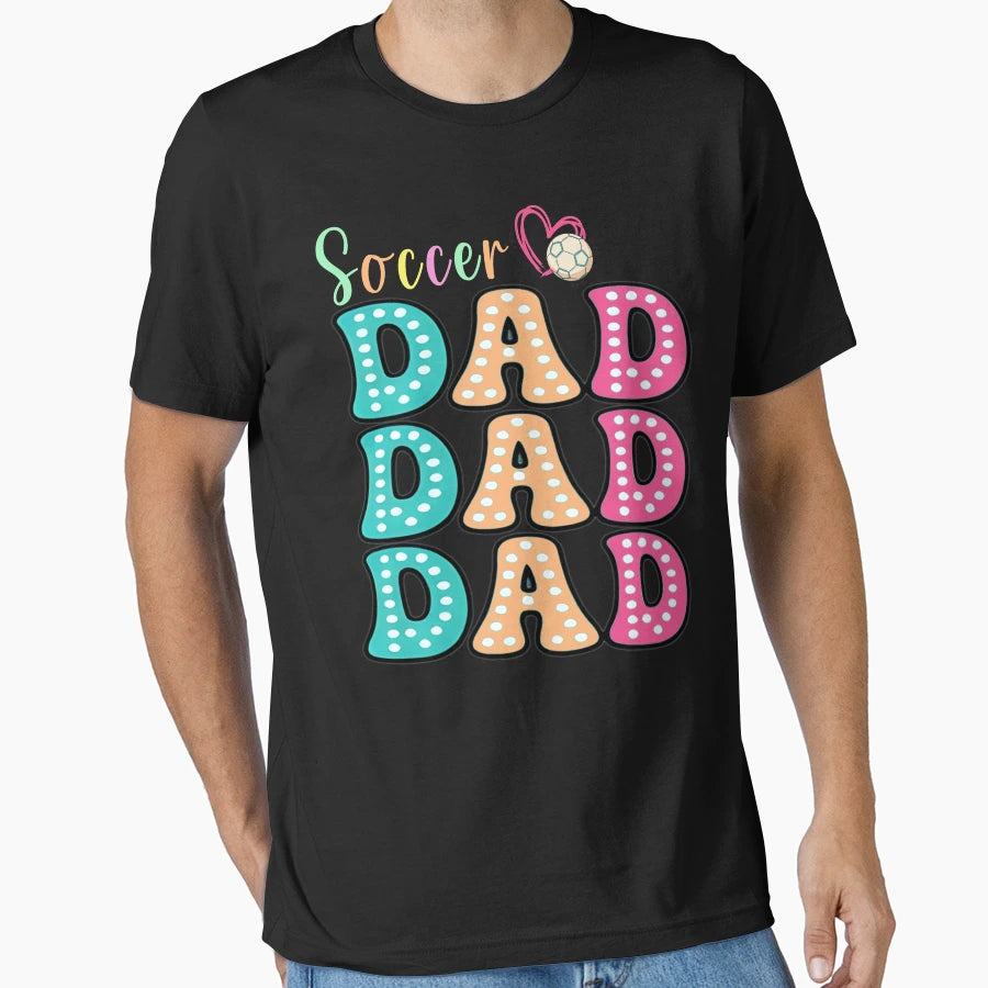 Soccer Dad Polka Dot T-Shirt - Minimalist Print for Adults - T-Shirt, Sweatshirt, Hoodie