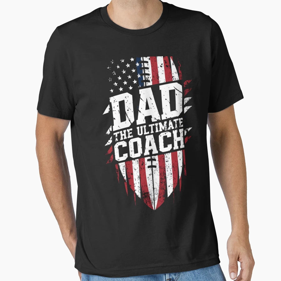 Dad Ultimate Coach T-Shirt - Fun Novelty Design for Adults - T-Shirt, Sweatshirt, Hoodie