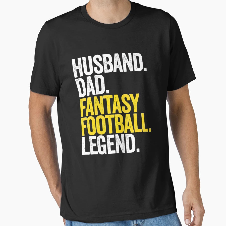 Fantasy Football League Fantasy Football Dad T-Shirt - Graphic Print Unisex - T-Shirt, Sweatshirt, Hoodie