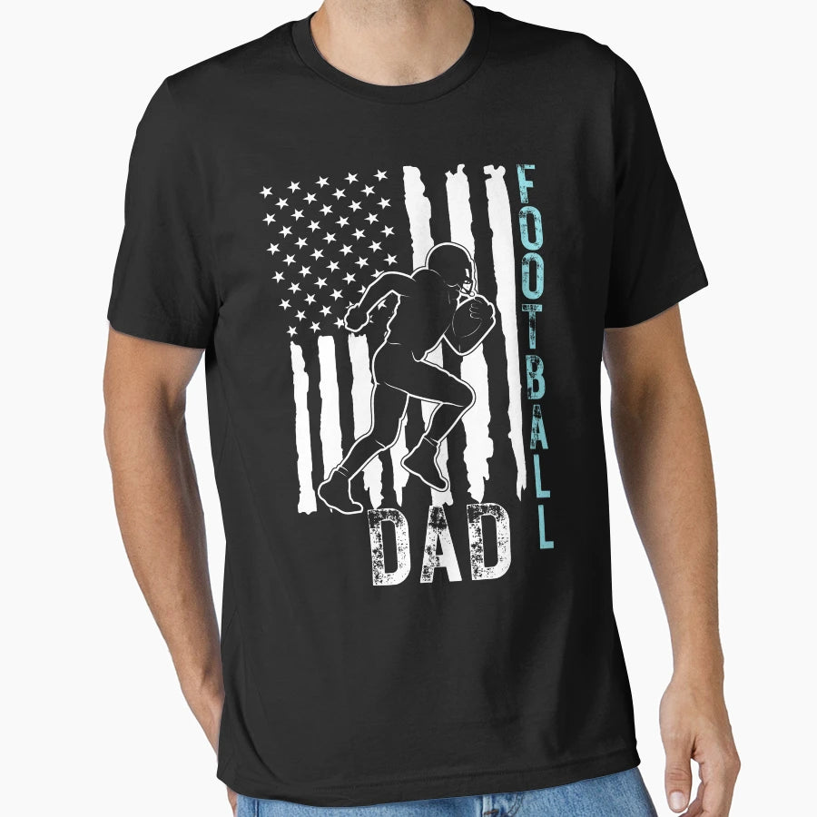 Football Dad Gifts T-Shirt - Aesthetic Graphic Men Women - T-Shirt, Sweatshirt, Hoodie