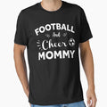 Football And Cheer Mommy T-Shirt - Unique Graphic Unisex - T-Shirt, Sweatshirt, Hoodie