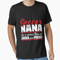 Soccer Nana Louder And Prouder Soccer T-Shirt - Novelty Apparel Unisex - T-Shirt, Sweatshirt, Hoodie