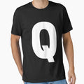 Uppercase Letter Q T-Shirt - Streetwear Style for Adults - T-Shirt, Sweatshirt, Hoodie