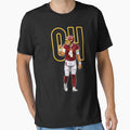 Taylor Heinicke Washington 4 Number T-Shirt - Fun Novelty Design for Adults - T-Shirt, Sweatshirt, Hoodie