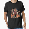 Football Mom Coquette Bow Touchdown T-Shirt - Custom Art Print Men Women - T-Shirt, Sweatshirt, Hoodie