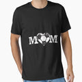 Soccer Mom Heart Simple Fan Gift T-Shirt - Custom Art Print for Adults - T-Shirt, Sweatshirt, Hoodie