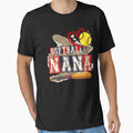 Leopard Softball Nana T-Shirt - Casual Everyday Wear for Adults - T-Shirt, Sweatshirt, Hoodie
