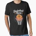 Basketball Grandma Nana Basketball Hoop T-Shirt - Graphic Print for Adults - T-Shirt, Sweatshirt, Hoodie