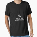Heavily Meditated Funny Meditation Gift for Zen Yogis - Adult & Kids T-Shirts, Sweatshirts & Hoodies apparel design preview 1
