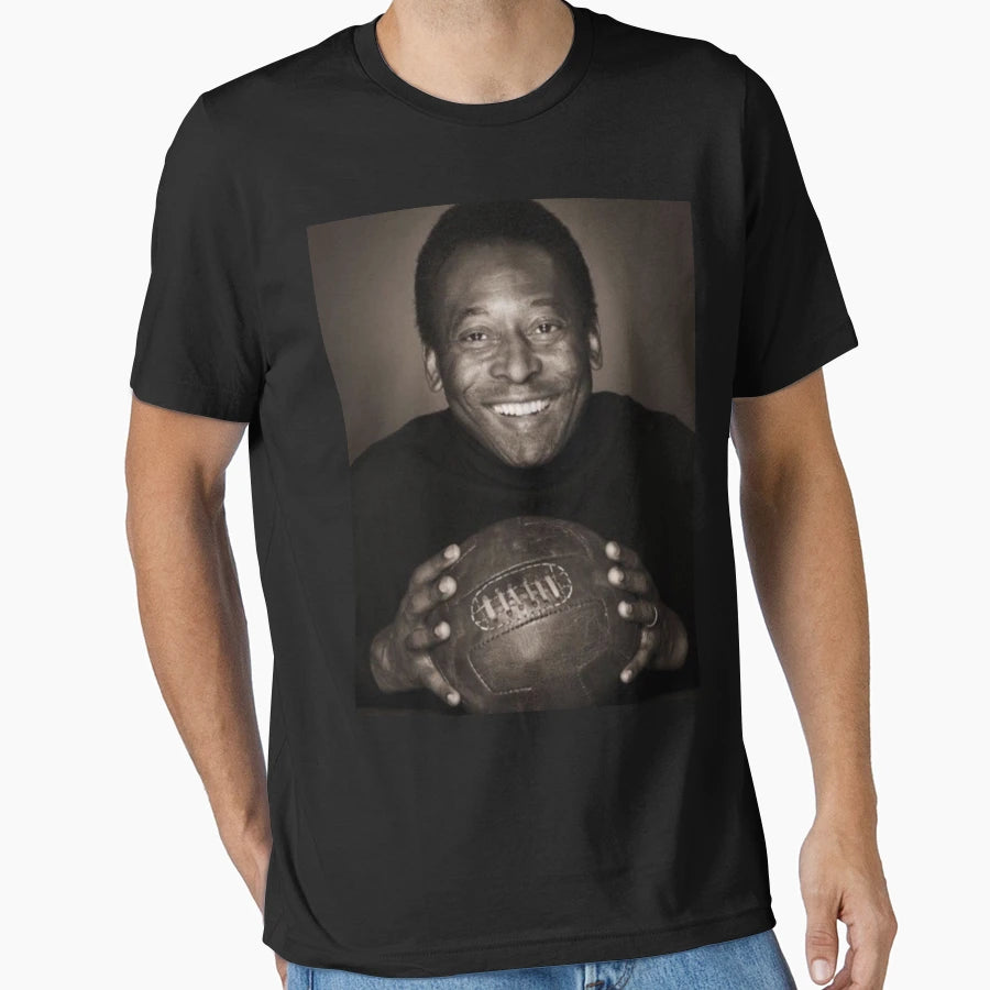 Pele Brazil T-Shirt - Custom Art Print Men Women - T-Shirt, Sweatshirt, Hoodie