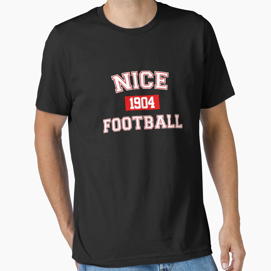 Nice Football Athletic College 1 Color T-Shirt - Graphic Print Men Women - T-Shirt, Sweatshirt, Hoodie
