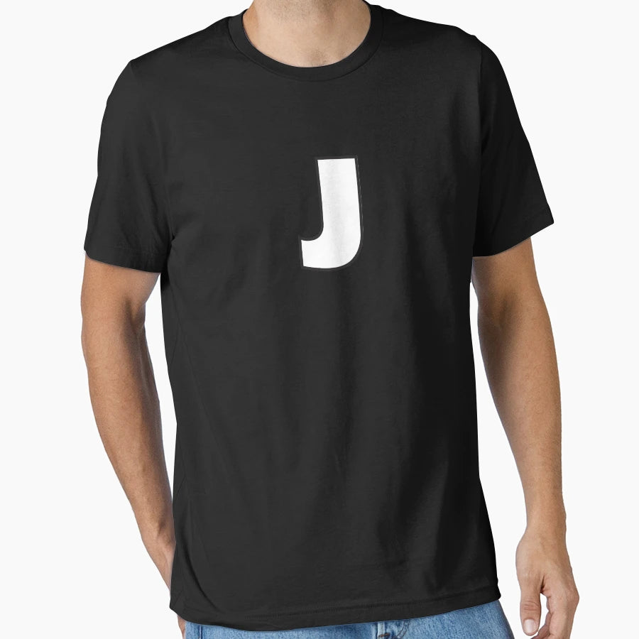 Letter J T-Shirt - Unique Graphic Men Women - T-Shirt, Sweatshirt, Hoodie
