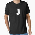 Letter J T-Shirt - Unique Graphic Men Women - T-Shirt, Sweatshirt, Hoodie