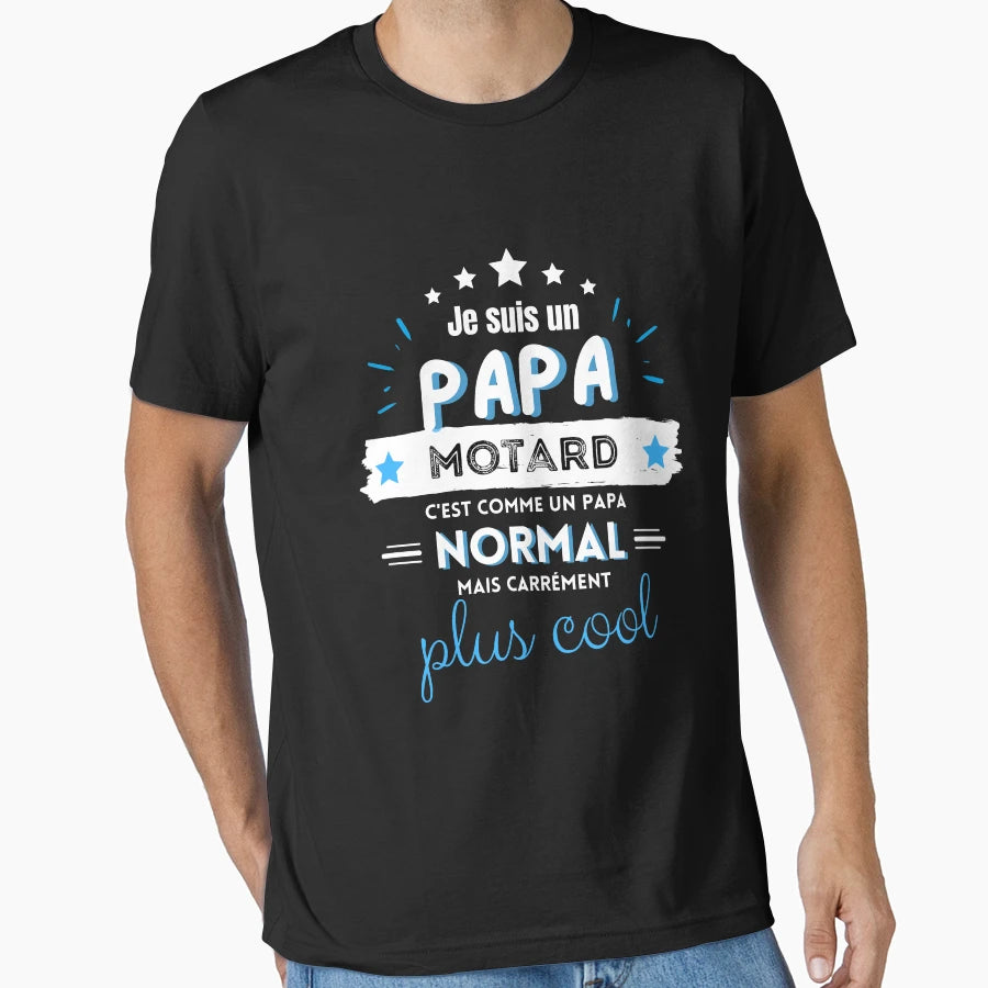 Daddy Biker Downright Funny Daddy Best T-Shirt - Trendy Graphic Unisex - T-Shirt, Sweatshirt, Hoodie