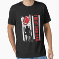 American Flag Football Tight End Dad T-Shirt - Streetwear Style Unisex - T-Shirt, Sweatshirt, Hoodie