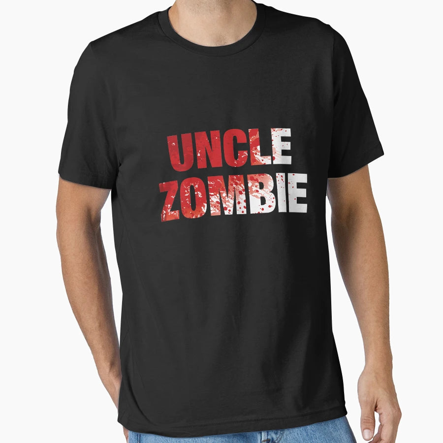 Uncle Zombie Uncle Halloween Costume T-Shirt - Aesthetic Graphic for Adults - T-Shirt, Sweatshirt, Hoodie