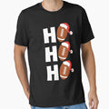 Ho Ho Ho Football Chritsmas T-Shirt - Casual Everyday Wear Unisex - T-Shirt, Sweatshirt, Hoodie