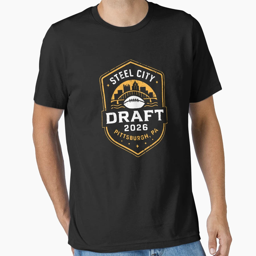 Steel City Draft T-Shirt - Trendy Graphic for Adults - T-Shirt, Sweatshirt, Hoodie