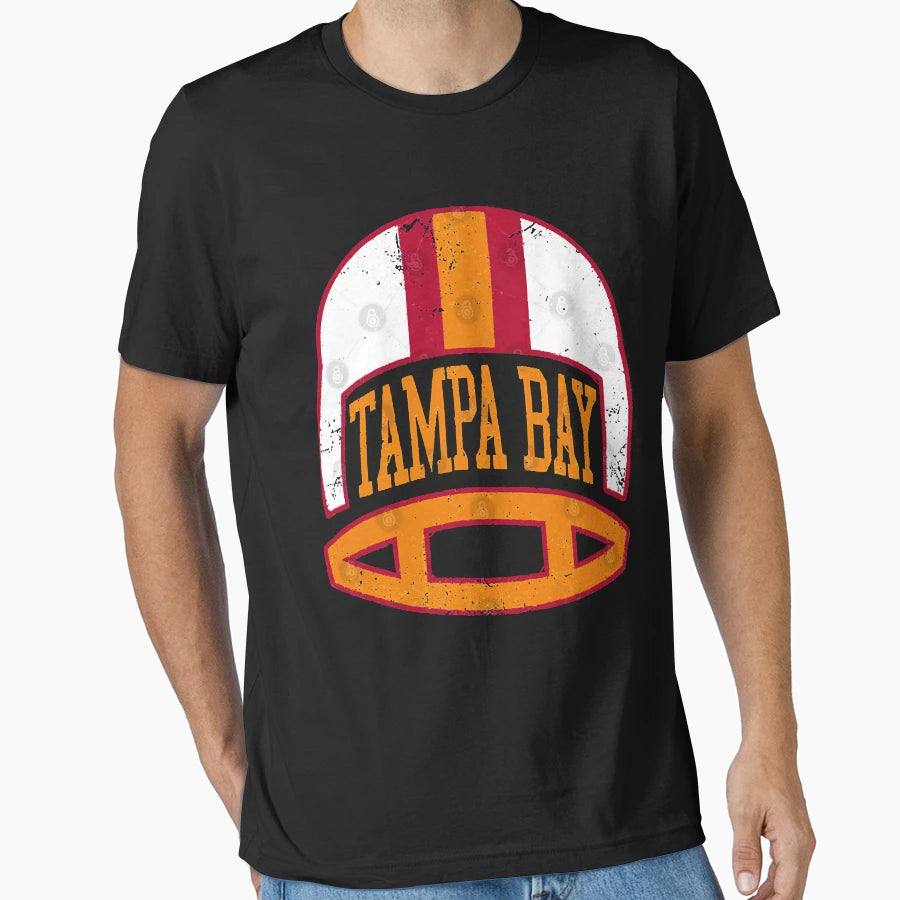 Tampa Bay Helmet White T-Shirt - Graphic Print Unisex - T-Shirt, Sweatshirt, Hoodie