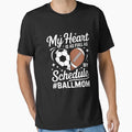 Ball Mom Proud Football Soccer Mom T-Shirt - Trendy Graphic Men Women - T-Shirt, Sweatshirt, Hoodie
