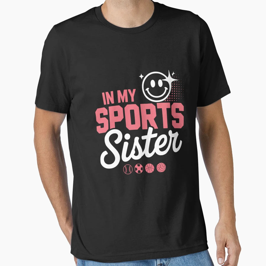 Sport Lovers Support Smile Face Family T-Shirt - Unique Graphic Men Women - T-Shirt, Sweatshirt, Hoodie