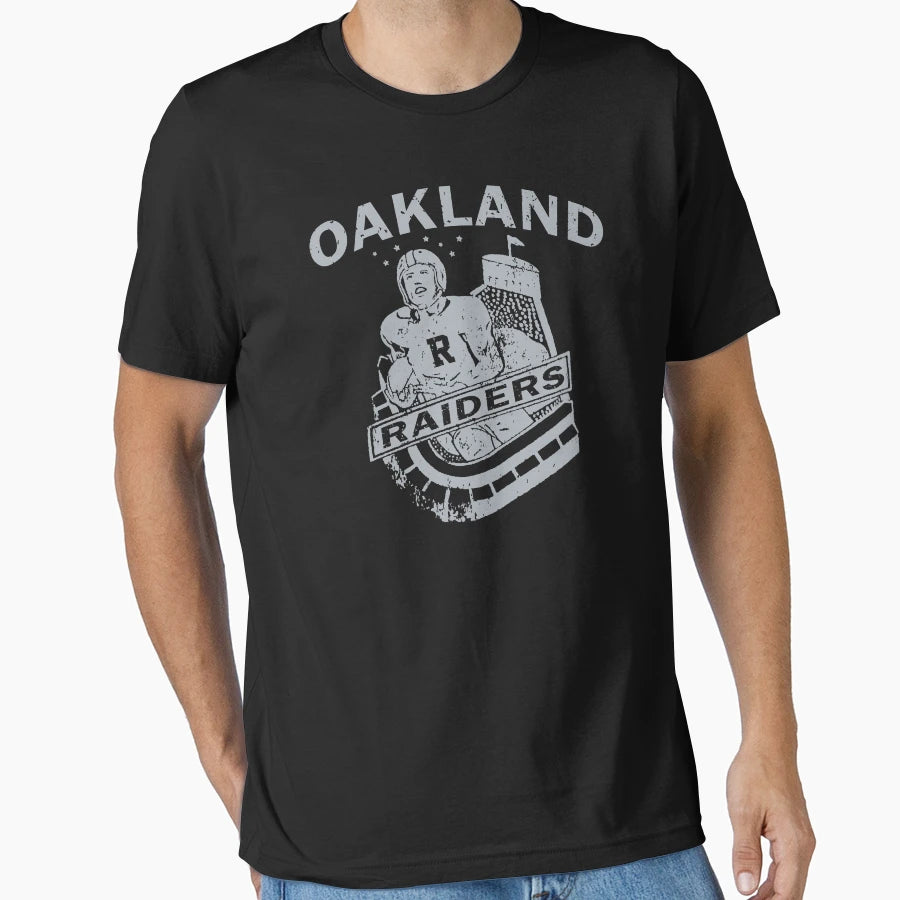 Oakland Raiders T-Shirt - Minimalist Print Men Women - T-Shirt, Sweatshirt, Hoodie