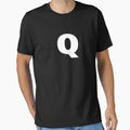 Letter Q T-Shirt - Aesthetic Graphic Unisex - T-Shirt, Sweatshirt, Hoodie