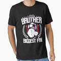 Little Brother Sports Biggest Fan T-Shirt - Fun Novelty Design Unisex - T-Shirt, Sweatshirt, Hoodie