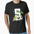 Football Birthday 5 Years Old 5Th T-Shirt - Aesthetic Graphic for Adults - T-Shirt, Sweatshirt, Hoodie