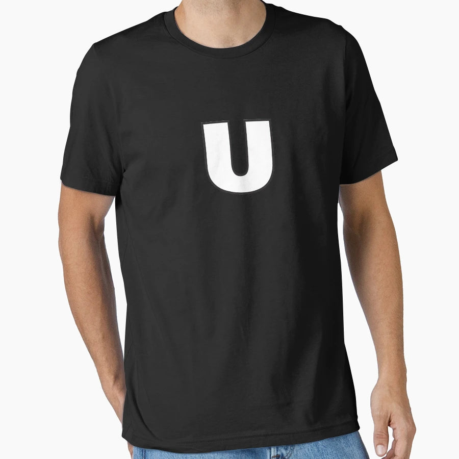 Letter U T-Shirt - Graphic Print Unisex - T-Shirt, Sweatshirt, Hoodie