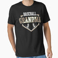 Baseball Grandma Leopard Home Plate T-Shirt - Fun Novelty Design for Adults - T-Shirt, Sweatshirt, Hoodie