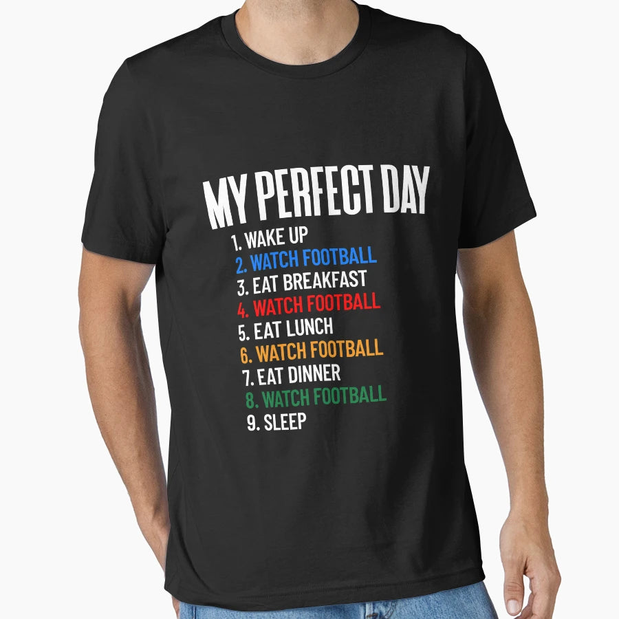 My Day Watch Football All Day Football T-Shirt - Unique Graphic for Adults - T-Shirt, Sweatshirt, Hoodie