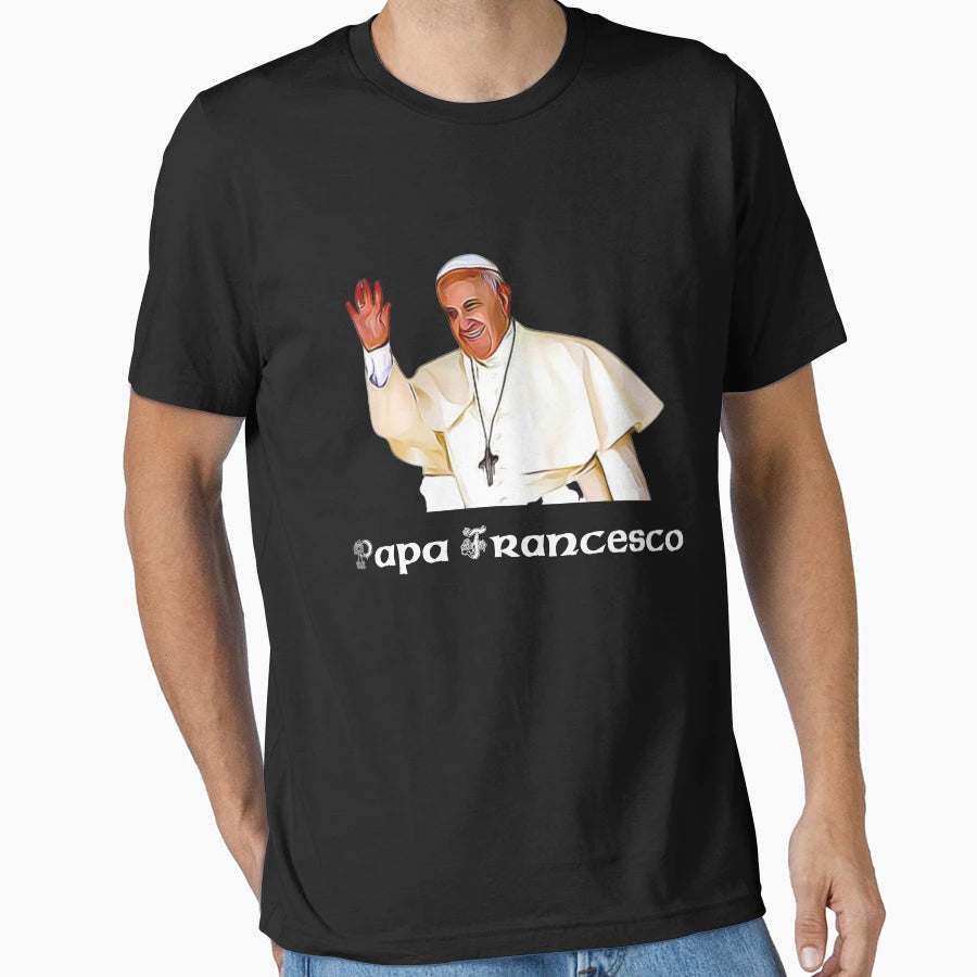 Papa Francesco Pope Francis Celtic T-Shirt - Aesthetic Graphic for Adults - T-Shirt, Sweatshirt, Hoodie