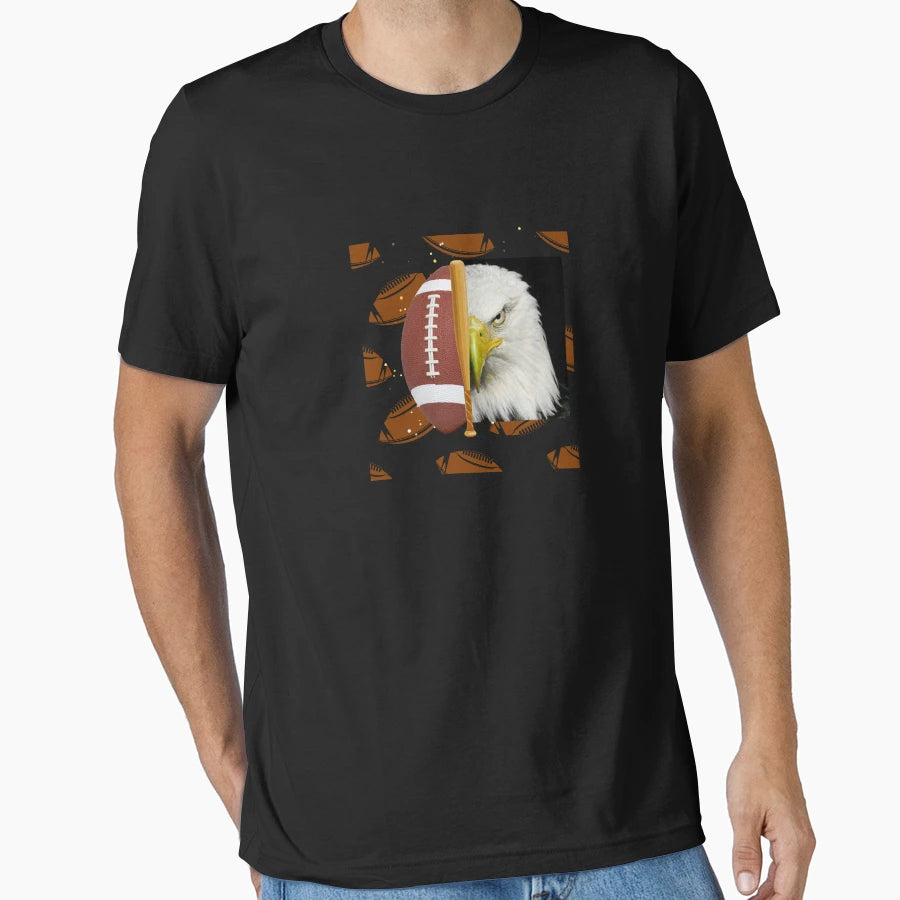 Green American Football Spirit Fan T-Shirt - Unique Graphic for Adults - T-Shirt, Sweatshirt, Hoodie
