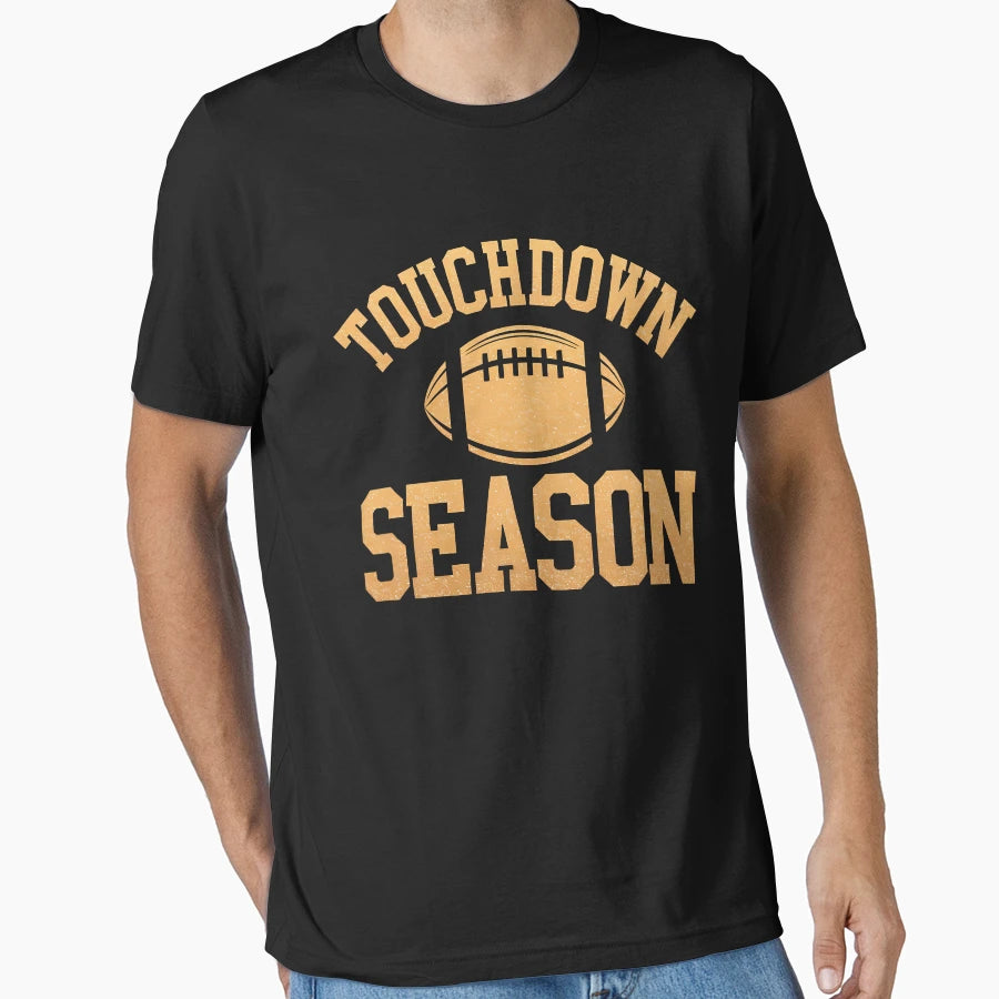 Funny Womens Game Day Touchdown T-Shirt - Custom Art Print Men Women - T-Shirt, Sweatshirt, Hoodie