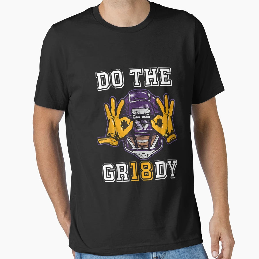 Do Griddy Griddy Dance Football T-Shirt - Minimalist Print Men Women - T-Shirt, Sweatshirt, Hoodie